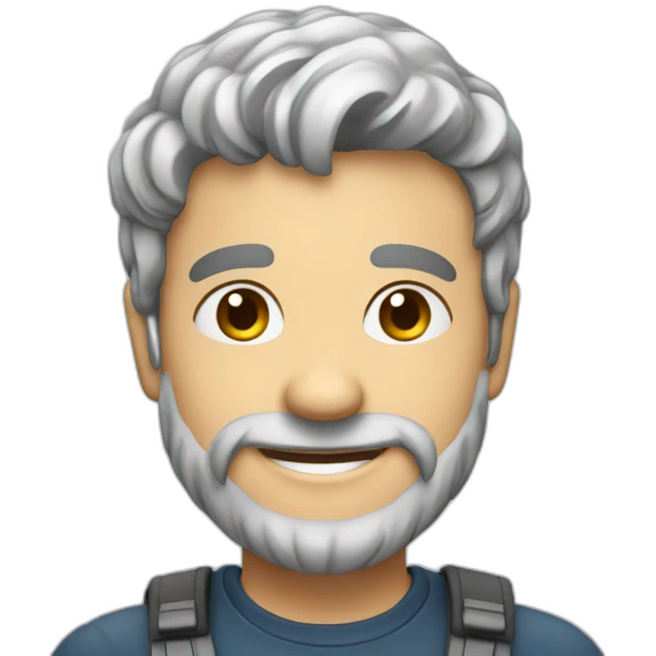 Silverter stalone smiling  emoji