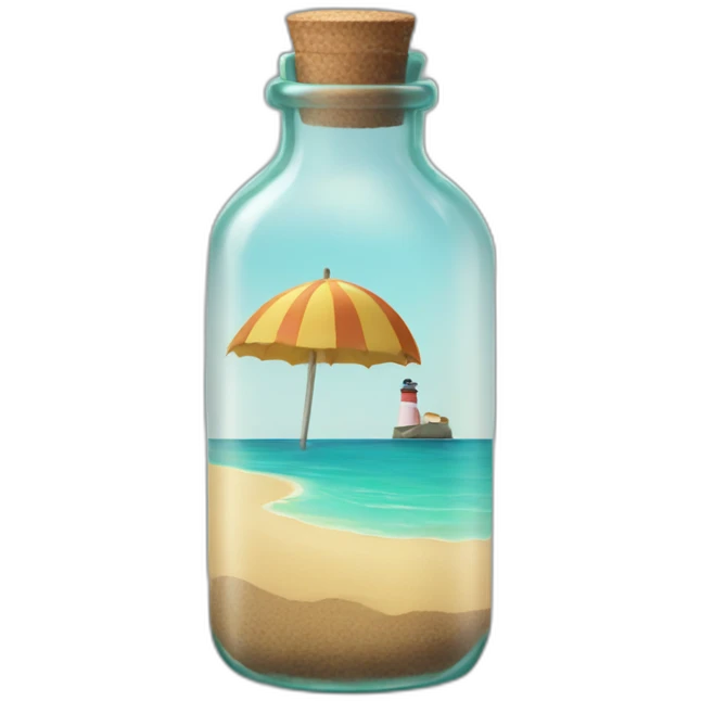 Message in a bottle emoji