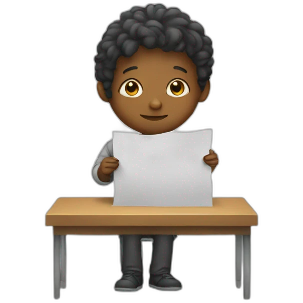 a person making a poster emoji