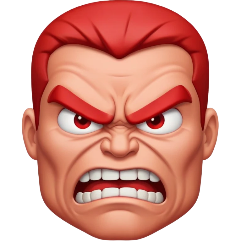 angry face emoji