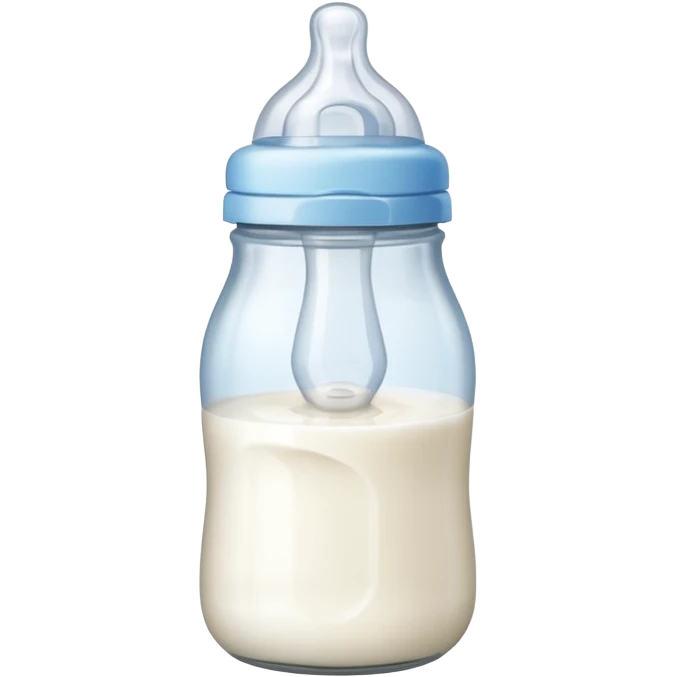 baby bottle tilted  emoji