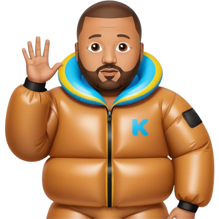 Dj Khaled in an inflatable suit  emoji