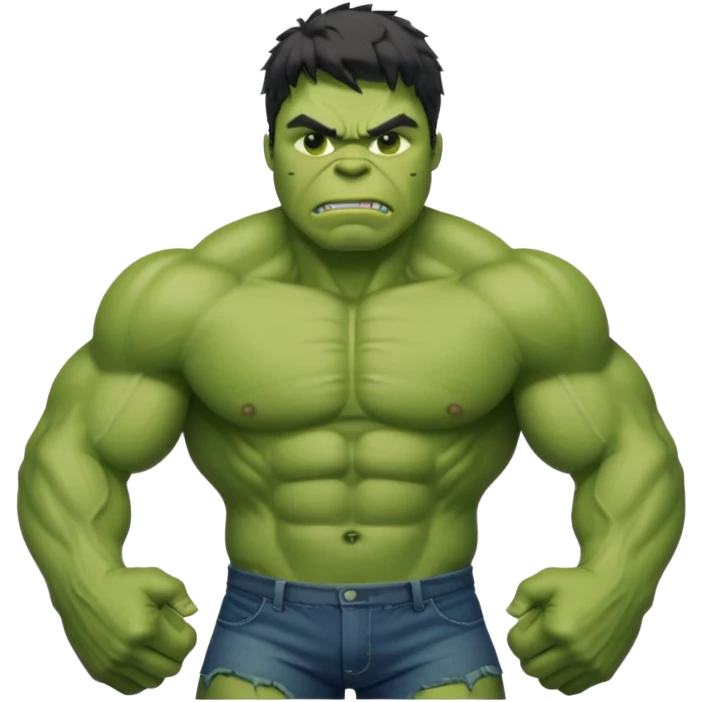 Hulk with a Clean Outfit emoji