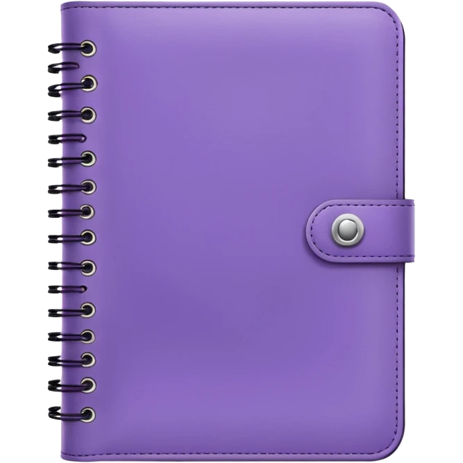 Lavender planner emoji