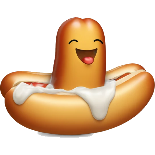 hot dog in boiling water emoji