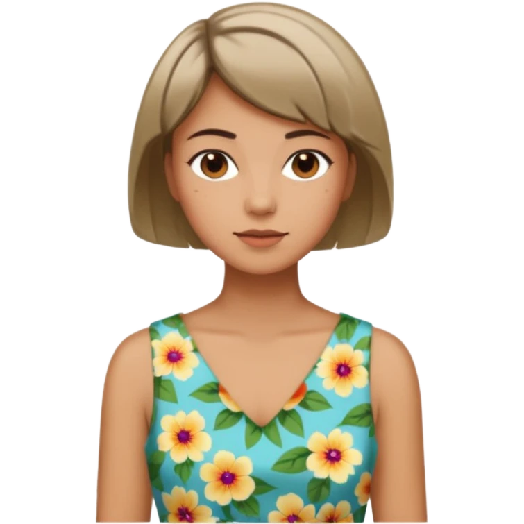 şort çiçekli emoji