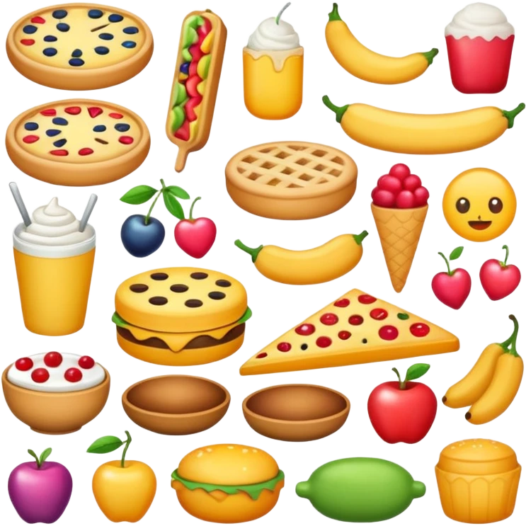 Aesthetic food emoji emoji