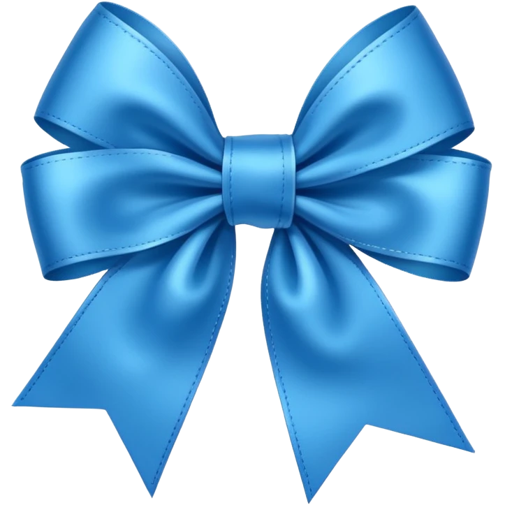 blue ribbon awareness emoji