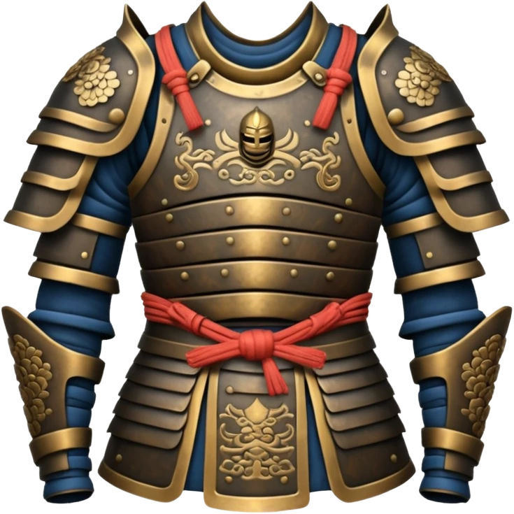 asia samurai armor without head emoji