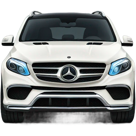 White GLE Mercedes  emoji