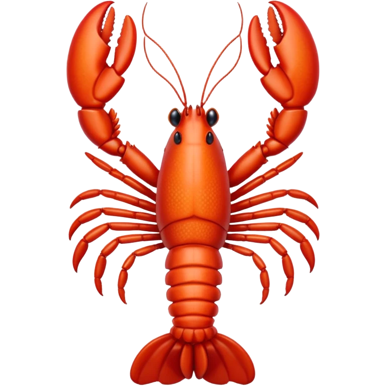 White white lobster  emoji