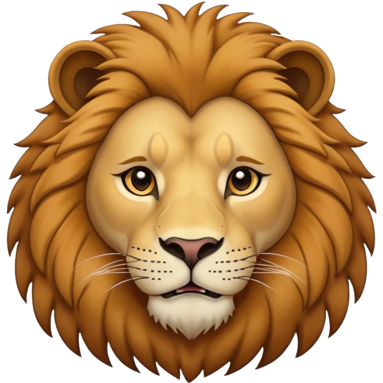 Lion who is drawing  emoji