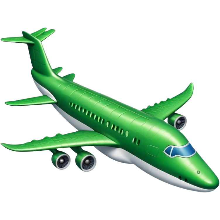 crocodile with airplane body emoji