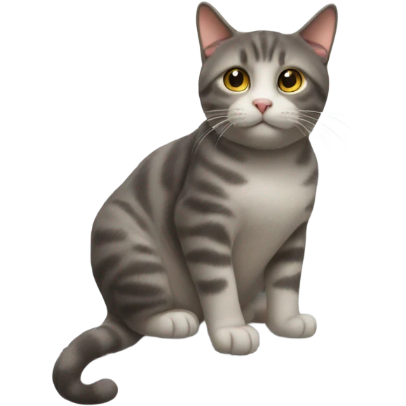 the cat is lying on the refrigerator emoji