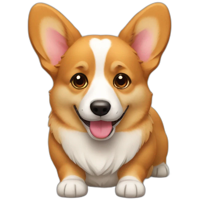 Love Corgi emoji