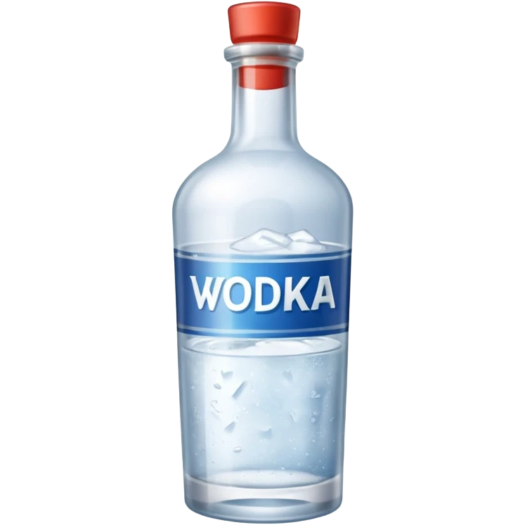 Bouteille de vodka emoji