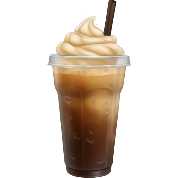 Iced coffee emoji