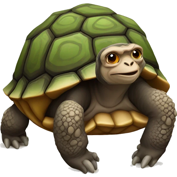 monkey tortoise emoji
