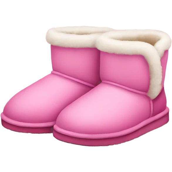 Pink ugg slippers emoji