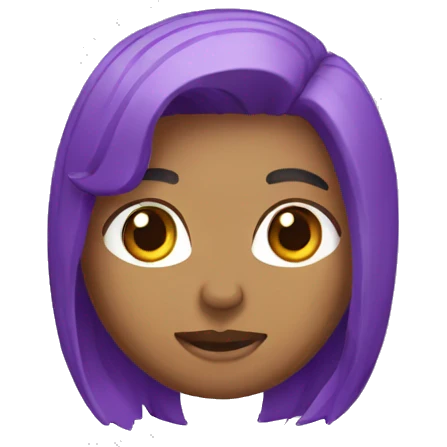 Lazo morado emoji