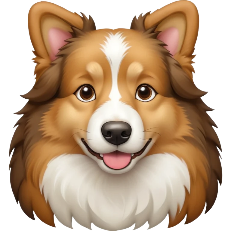 dog, bread collie emoji