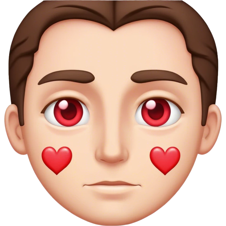 La cara de blake con corazones en los ojos emoji