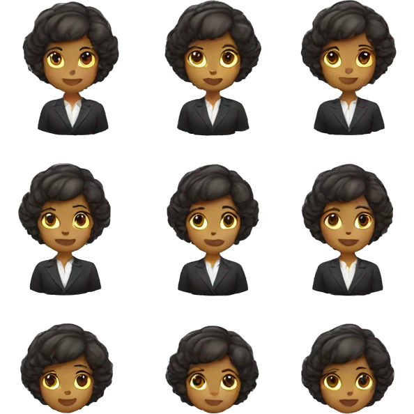 women cute lawyer emoji