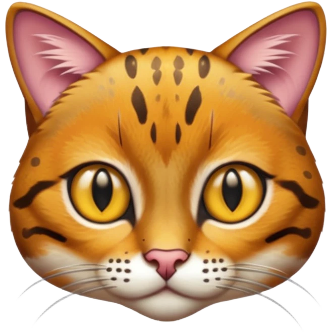 Rusty-spotted cat emoji