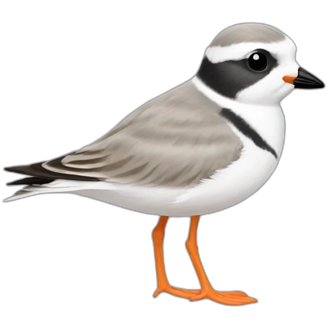 Piping plover emoji