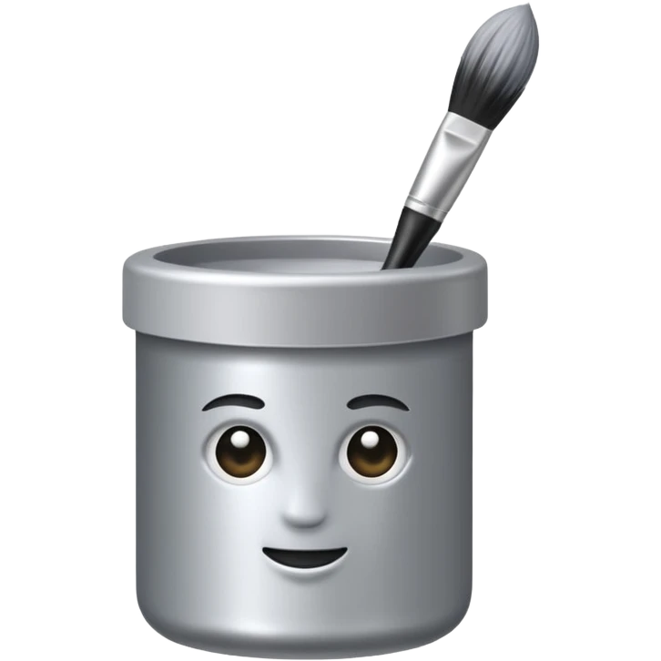 tube of hair dye with a brush next to it emoji