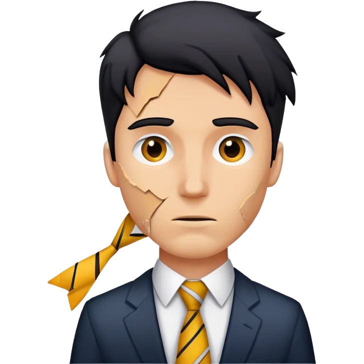 tie man non-conformist emoji
