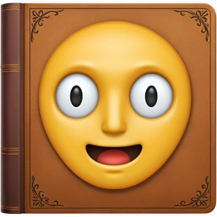 An English language textbook, no faces on it.  emoji