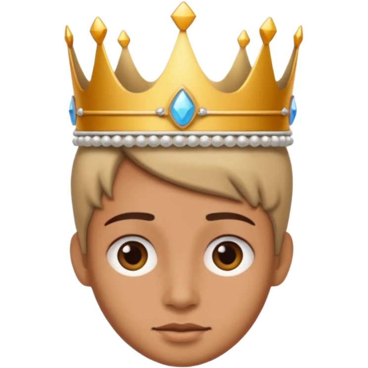 aggiungi una corona sulla testa emoji