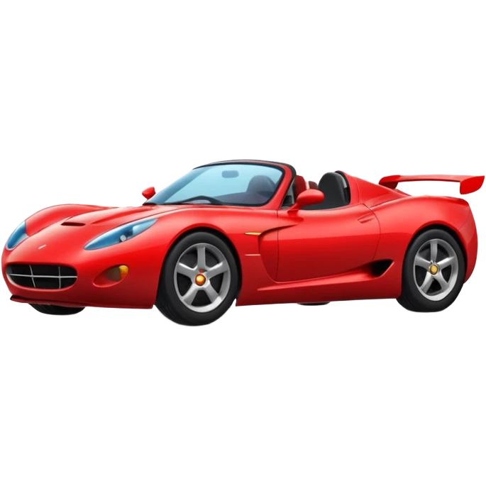 red sports car emoji