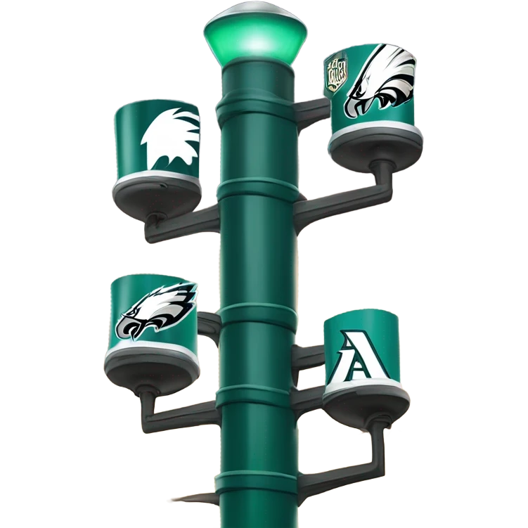 Grease the light poles Philadelphia eagles emoji