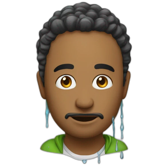 Quelqu’un avec du drip emoji