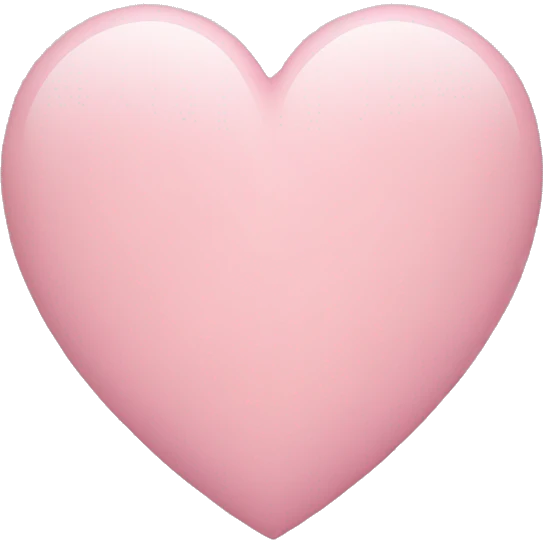light pink heart  emoji