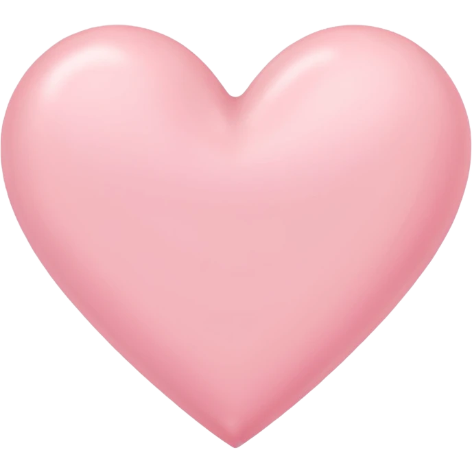 Cuore rosa pastello emoji