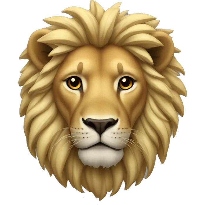 Un león grosero  emoji