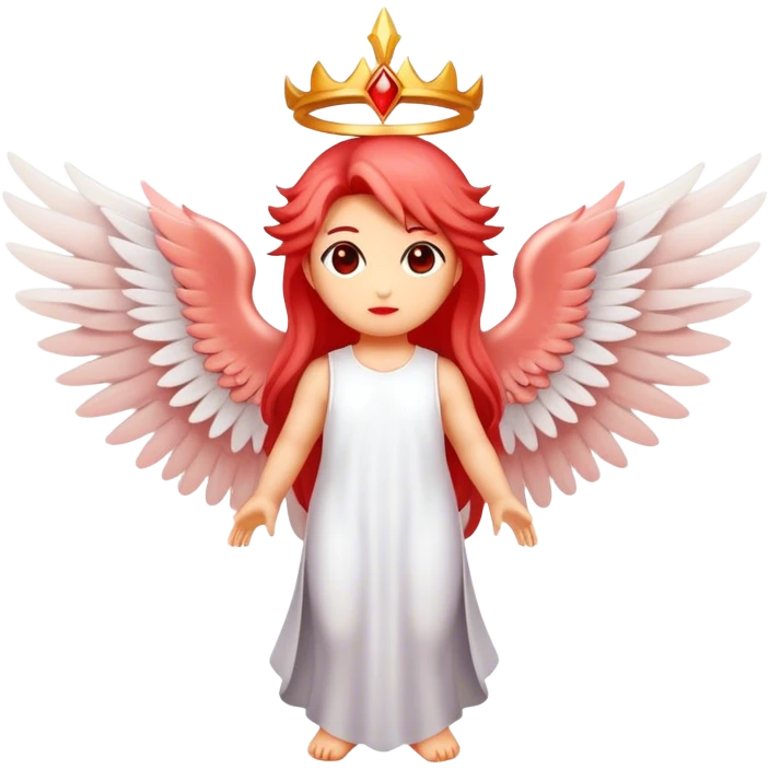 6 winged seraphim light red emoji