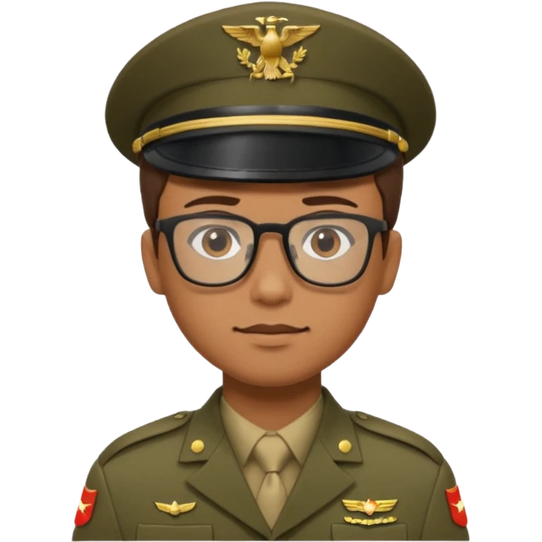 soldier with glasses emoji
