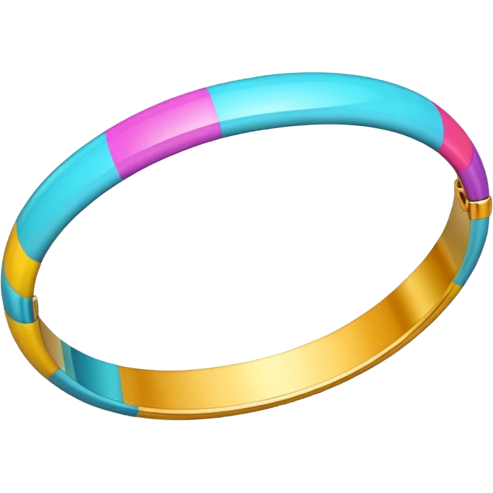 coloured bangle emoji