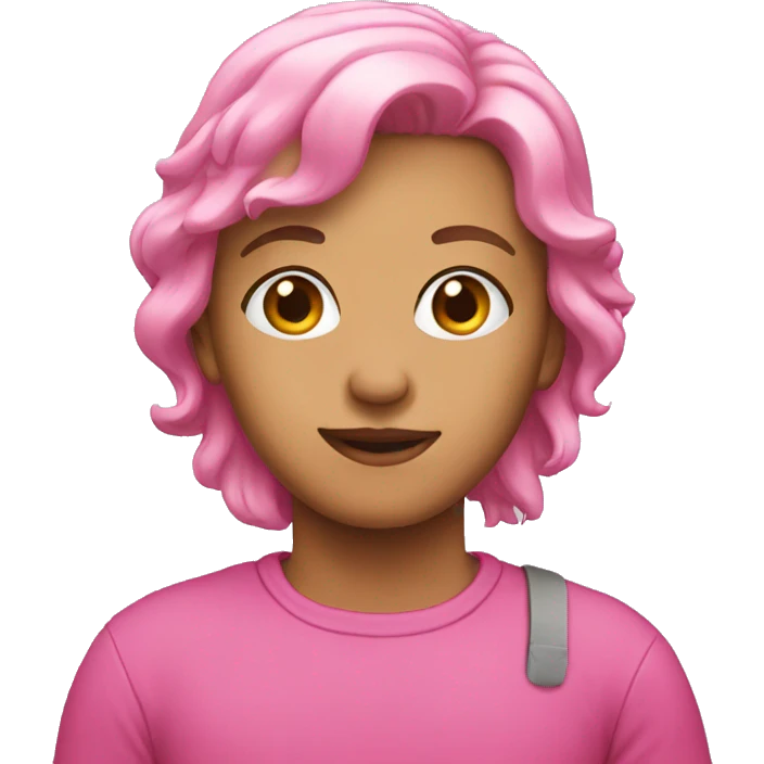 Pink emoji