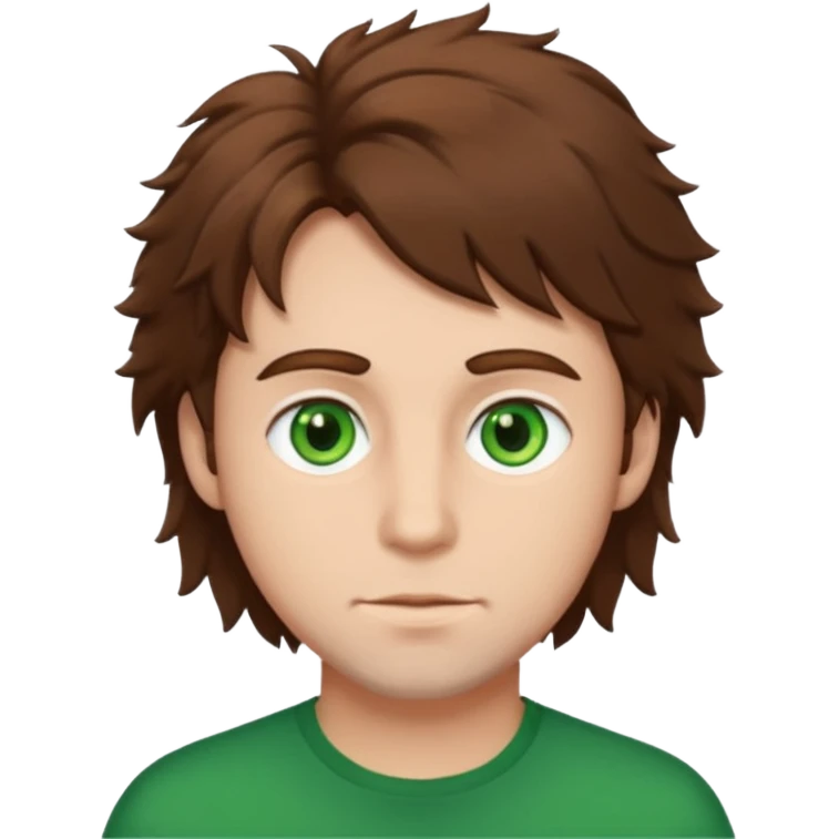  fluffy hair man emoji