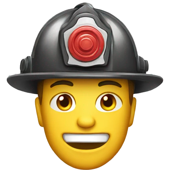 classic firefighter siren emoji