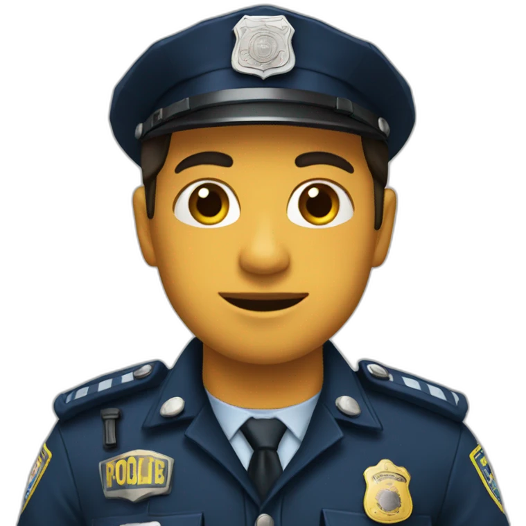 Policía colombiana  emoji
