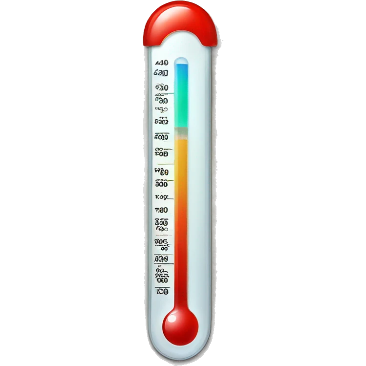 a thermometer emoji