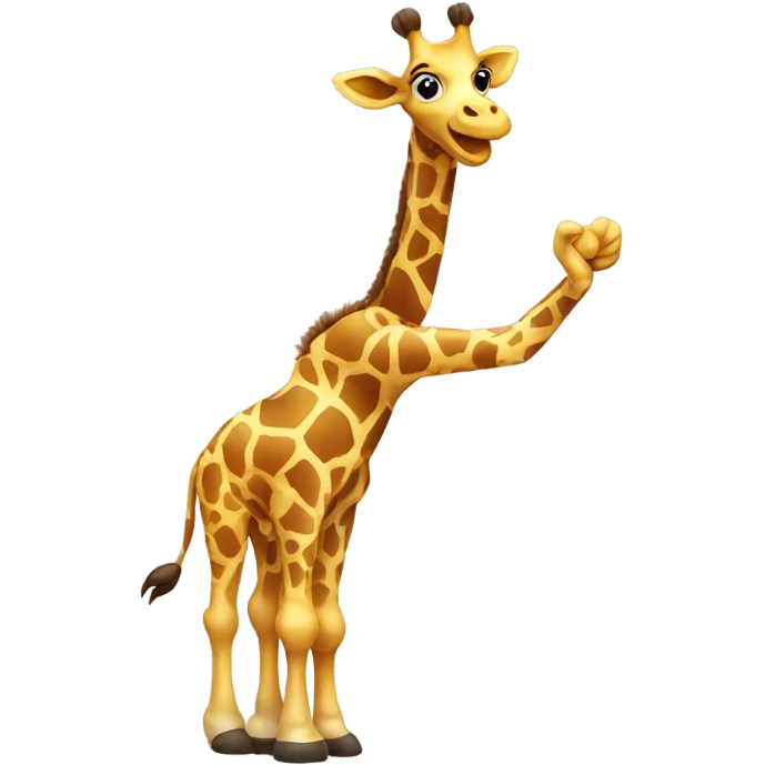 Giraffe giving thumbs up  emoji