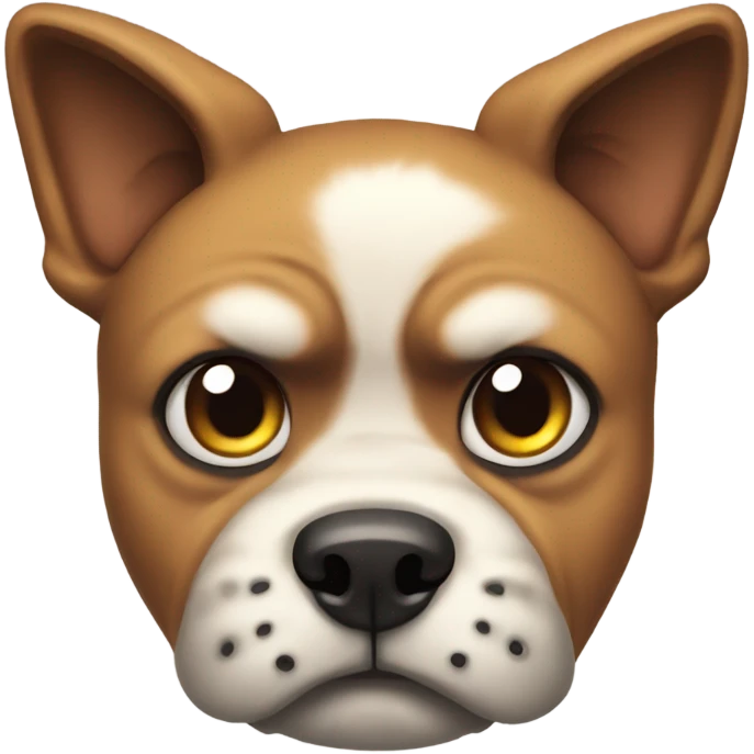 Angry dog emoji