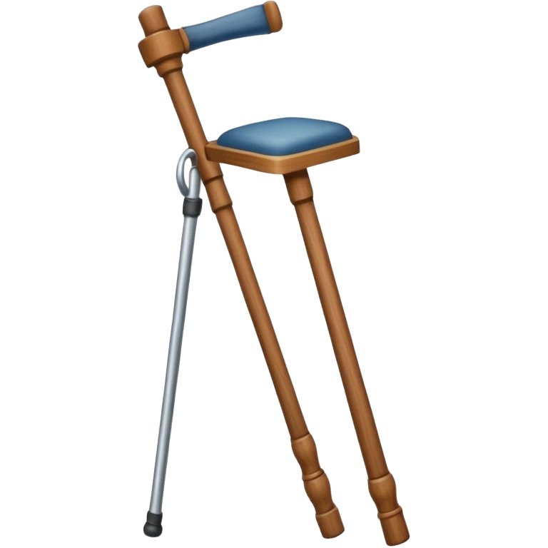 a crutch emoji